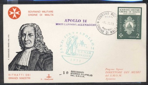 Malta-1971-Sovereign-Military-Order-Apollo-14-Moon-Landing-FDC