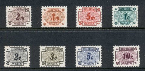 Malta-1973-Postage-Dues-MLH