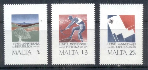 Malta-1975-Republic-1st-Anniversary-MUH