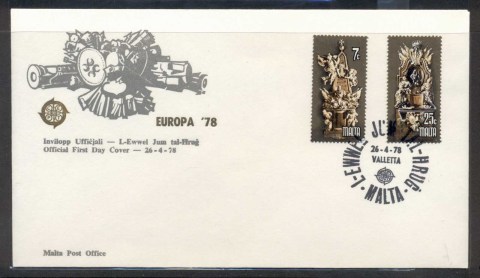 Malta-1978-Europa-Architecture-FDC