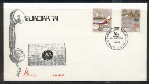 Malta-1979-Europa-Communications-FDC