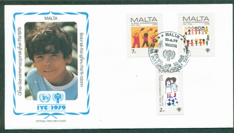 Malta-1979-IYC-International-Year-of-the-Child-FDC-lot32022