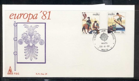 Malta-1981-Europa-Folklore-FDC