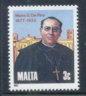 Malta-1983-Monsignor-Guiseppe-de-Piro-MUH