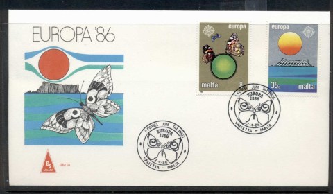 Malta-1986-Europa-Environment-FDC