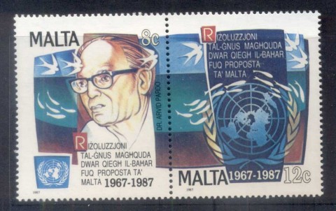 Malta-1987-UN-peaceful-use-of-Seabed-pr-MUH