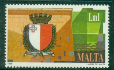 Malta-1989-Coat-of-arms-MUH