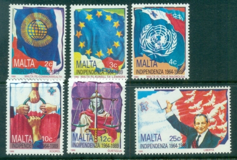 Malta-1989-Independence-25th-Anniv-MUH