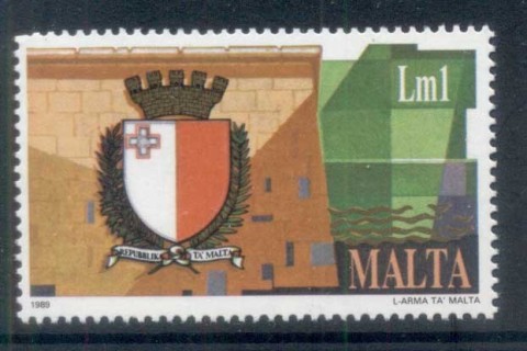 Malta-1989-New-State-Arms-MUH