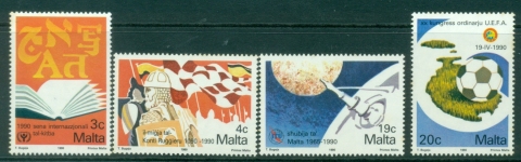 Malta-1990-Anniversaries-and-Events-MUH