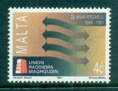 Malta-1991-Union-Haddiema-Maghgudin-MUH