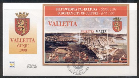 Malta-1998-Valetta-City-of-Culture-MS-FDC