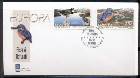 Malta-1999-Europa-Nature-Parks-FDC