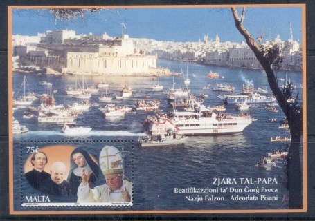 Malta-2001-Visit-of-Pope-John-Paul-II-MS-MUH