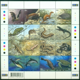 Malta-2004-Mammals-and-Reptiles-MS-MUH-XL-Shipping