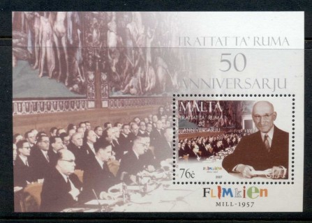 Malta-2007-Treaty-of-Rome-MS-MUH