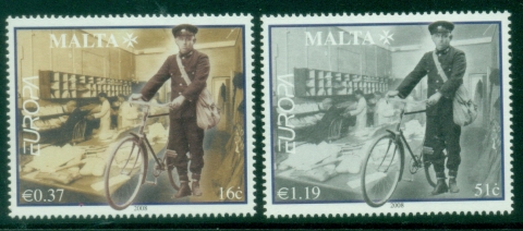 Malta-2008-EUROPA-Stamps-Writing-Letters-MUH Malta-2008-EUROPA-Stamps-Writing-Letters-MUH