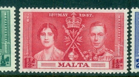 Malta-1937-KGVI-Coronation-MUH