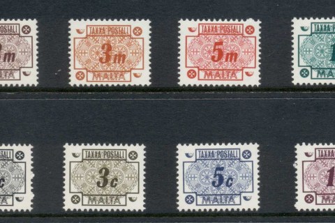 Malta-1973-Postage-Dues-MLH