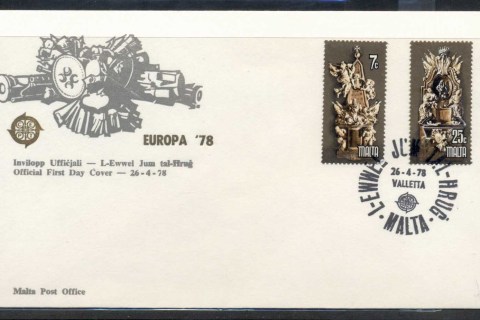 Malta-1978-Europa-Architecture-FDC