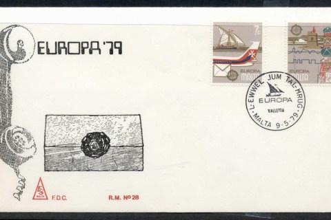Malta-1979-Europa-Communications-FDC