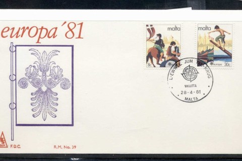 Malta-1981-Europa-Folklore-FDC