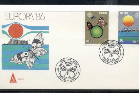 Malta-1986-Europa-Environment-FDC