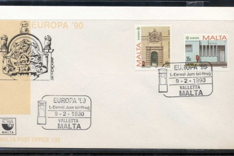 Malta-1990-Europa-Post-Offices-FDC