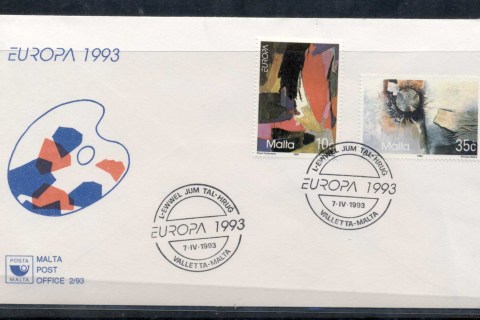 Malta-1993-Europa-Modern-Art-FDC