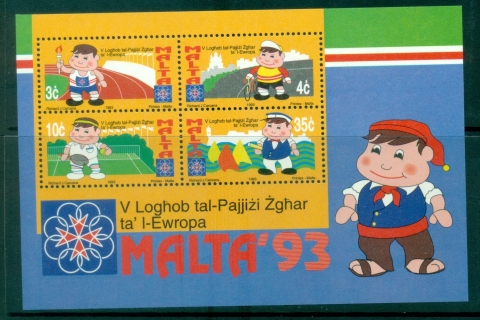 Malta-1993-Olympic-Games-for-Small-States-In-Europe-MS-MUH