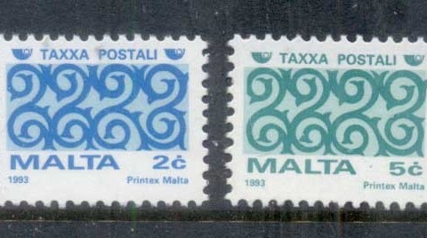 Malta-1993-Postage-Dues-MUH