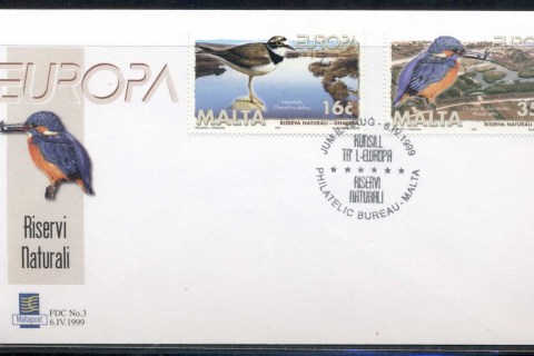 Malta-1999-Europa-Nature-Parks-FDC