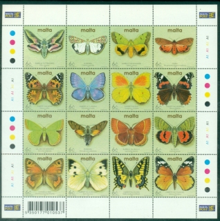 Malta-2002-Maltese-Butterflies-MS-MUH-XL-Shipping