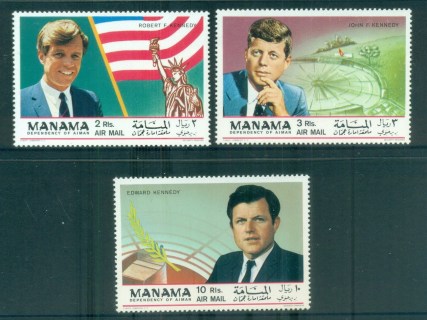 Manama-1969-Mi201-203-JFK-Kennedy-Family-MUH-lot84492