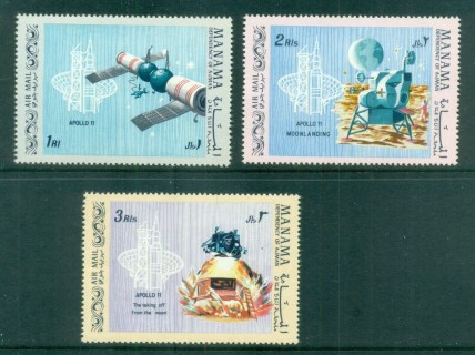 Manama-1969-Mi213-215-Apollo-11-Space-Mission-MUH-lot84493