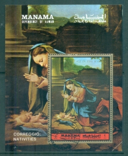 Manama-1972-Correggio-Painting-MS-CTO-lot77520