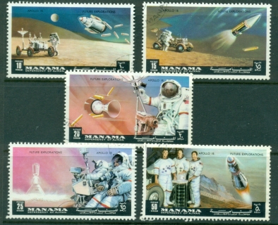 Manama-1972-Mi1062-Apollo-15-Space-Mission-CTO