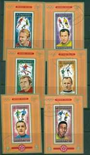 Manama-1972-Mi718-723-Famous-Football-Players-6xDLMS-CTO