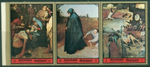 Manama-1972-Mi961-Paintings-by-Pieter-Breugel-the-Elder-MUH