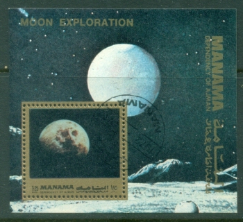 Manama-1972-MiMS184A-Space-Research-Gold-Frame-MS-CTO