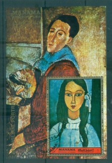 Manama-1972-Modigliani-Painting-MS-CTO-lot77524