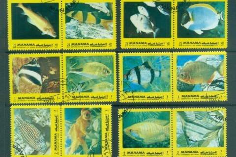 Manama-1972-Fish-yellow-border-prs-CTO