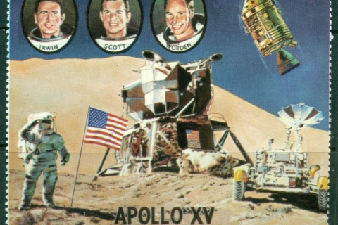 Manama-1972-Mi1066A-Apollo-15-Space-Mission-MS-CTO