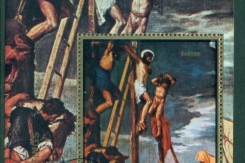 Manama-1972-MiMS197A-Paintings-of-Easter-MS-CTO