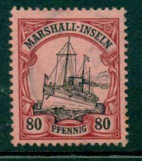 Marshall-Is-1901-80pf-Yacht-VFU-lot23331