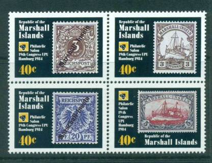 Marshall-Is-1984-UPU-Congress-Hamburg-Blk-4-MUH-lot59460