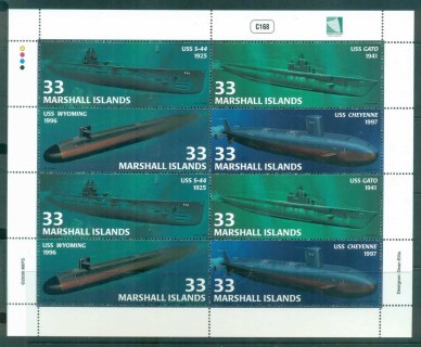 Marshall-Is-2000-Submarines-Sheetlet-MUH-lot81729