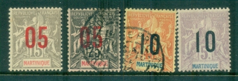 Martinique-1912-Navigation-Commerce-Surch-FU-MLH