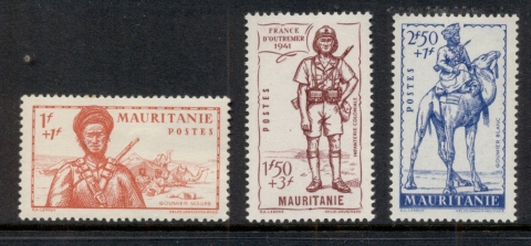 Mauritania 1941 Vichy Issue