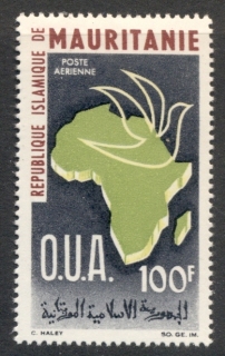 Mauritania 1966 OAU Org. for African Unity